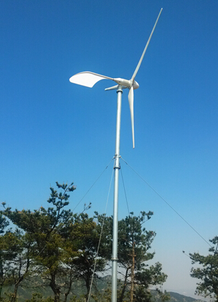 水平軸5000W風力發電機